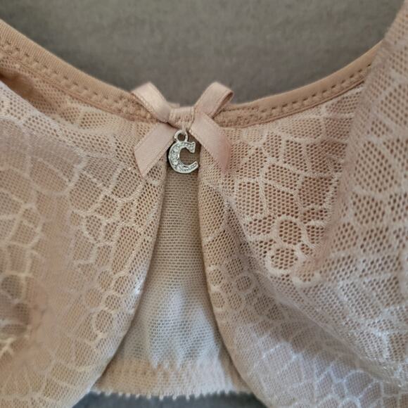 Chantelle 32DDD Bra C Magnifique Seamless Unlined Minimizer Nude Sand Adjustable - Picture 7 of 9